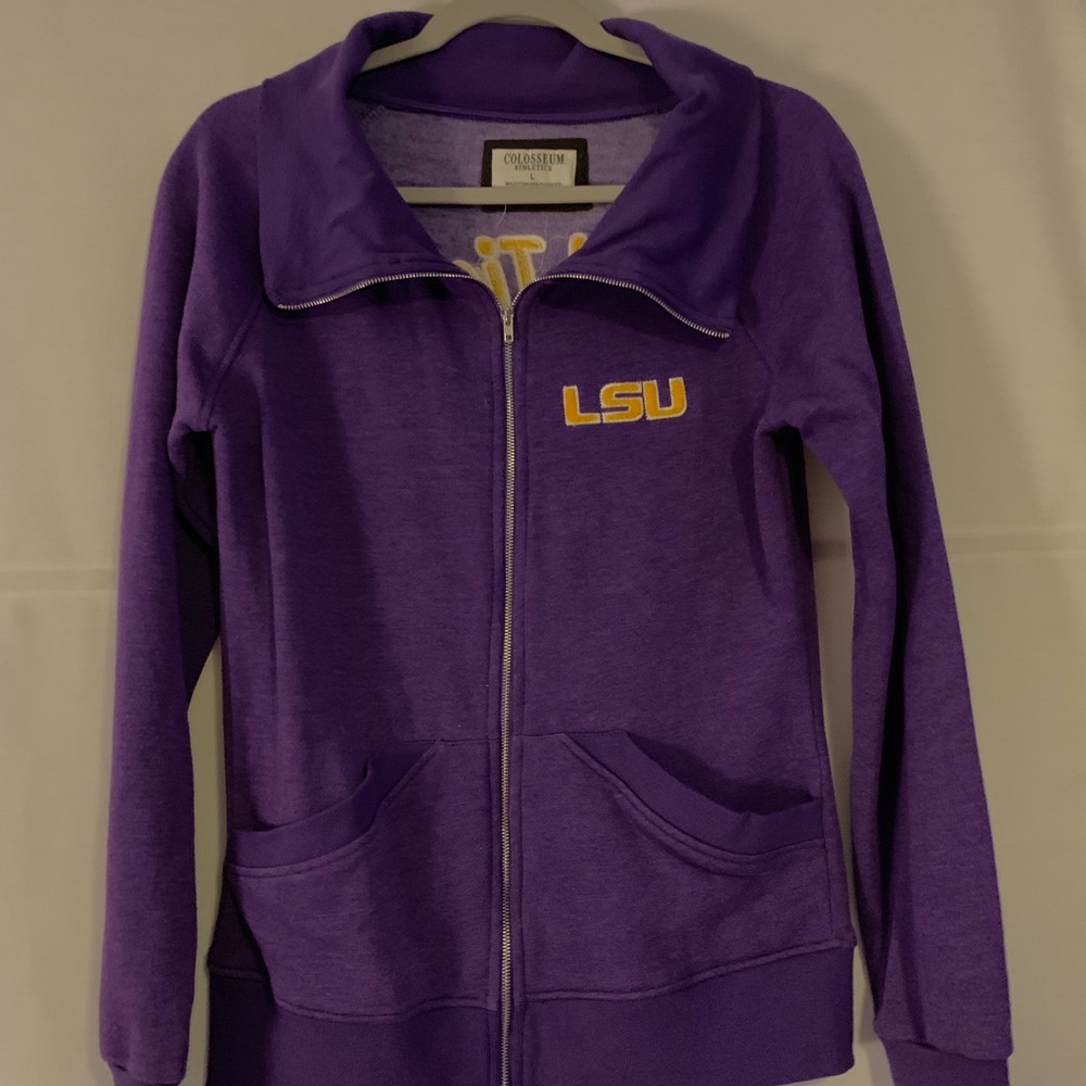 LSU Tigers Zip Up Sweatshirt